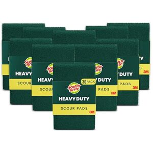 Scotch-Brite Heavy Duty, Scouring Kitchen and Dish, Cast Iron, Green, 30 Pads Scotch-Brite Heavy Duty, Scouring Kitchen and Dish, Cast Iron, Green, 30 Pads
