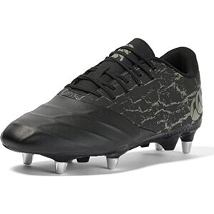 Canterbury Adult Unisex Phoenix Genesis Team Soft Ground Rugby Boots, Black/Gravity Grey, 3.5 Canterbury Adult Unisex Phoenix Genesis Team Soft Ground Rugby Boots, Black/Gravity Grey, 3.5