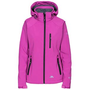 Trespass Bela II , Pink Lady, XXS, Waterproof Softshell Jacket with Removable Hood for Ladies, Pink, XX-Small / 2X-Small / 2XS Trespass Bela II , Pink Lady, XXS, Waterproof Softshell Jacket with Removable Hood for Ladies, Pink, XX-Small / 2X-Small / 2XS