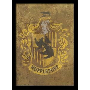 Pyramid Harry Potter (Hufflepuff Crest) A3 30cm x 40cm Framed, Collectors Print, Ideal Choice for Fans and Collectors, One Size Pyramid Harry Potter (Hufflepuff Crest) A3 30cm x 40cm Framed, Collectors Print, Ideal Choice for Fans and Collectors, One Size