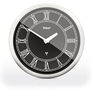 Mebus Wireless Wall Clock, Black, 26 cm Mebus Wireless Wall Clock, Black, 26 cm