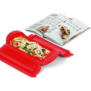 Lékué Kit Steam Case 600 ml + Recipes Book in Spanish Lékué Kit Steam Case 600 ml + Recipes Book in Spanish
