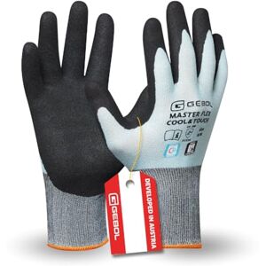 Gebol Master Flex Cool&Touch Size XXL (Size 11) Cooling Work Gloves Against Sweat Touch Screen Capable Breathable Protective Gloves with High Wearing Comfort for Men Ice Blue 1 Pair Gebol Master Flex Cool&Touch Size XXL (Size 11) Cooling Work Gloves Against Sweat Touch Screen Capable Breathable Protective Gloves with High Wearing Comfort for Men Ice Blue 1 Pair