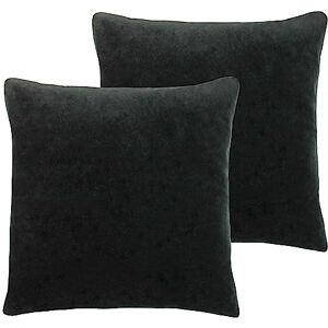 furn. Solo Feather Filled Cushions Twin Pack, Black, 45 x 45cm furn. Solo Feather Filled Cushions Twin Pack, Black, 45 x 45cm