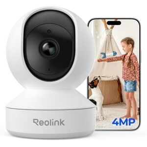 Reolink Indoor Camera 4MP 360°Pan/Tilt, Baby Monitor, Pet/Dog Camera, Cry Detection, Home Security WiFi Camera, Privacy Mode, 2-Way Audio, Night Vision, Cloud&Local Storage (512GB Supports), E1 Reolink Indoor Camera 4MP 360°Pan/Tilt, Baby Monitor, Pet/Dog Camera, Cry Detection, Home Security WiFi Camera, Privacy Mode, 2-Way Audio, Night Vision, Cloud&Local Storage (512GB Supports), E1