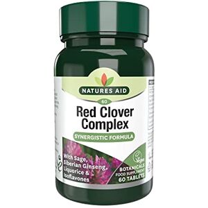 Natures Aid Red Clover Complex – with Isoflavones, Sage, Ginseng & Liquorice – Supports Women’s Health, Hormonal Balance & Menstrual Comfort – Vegan, Gluten-Free, Non-GMO Supplement 60 Tablets Natures Aid Red Clover Complex – with Isoflavones, Sage, Ginseng & Liquorice – Supports Women’s Health, Hormonal Balance & Menstrual Comfort – Vegan, Gluten-Free, Non-GMO Supplement 60 Tablets