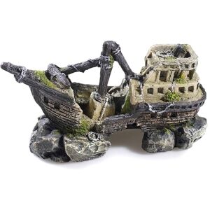 CLASSIC Small Galleon Aquarium Ornament 165 x 70 x 93 mm Hand-Painted Non-Toxic Resin Decoration for Freshwater Tanks CLASSIC Small Galleon Aquarium Ornament 165 x 70 x 93 mm Hand-Painted Non-Toxic Resin Decoration for Freshwater Tanks