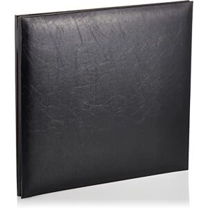 Pioneer 12 x 12-inch Leatherette Post Bound Album, Black Pioneer 12 x 12-inch Leatherette Post Bound Album, Black