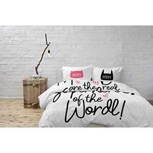 Italian Bed Linen Duvet Cover Set with Digital Print, Shine 07, 2 Places Italian Bed Linen Duvet Cover Set with Digital Print, Shine 07, 2 Places