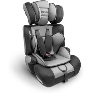 kidoola Adjustable Car Seat for Toddlers & Children Safety Certified Booster Seat, Padded & Comfortable with 3 Adjustable Age Functions & Straps, Up to 12 Years ECE R44/04 (Grey & Black) kidoola Adjustable Car Seat for Toddlers & Children Safety Certified Booster Seat, Padded & Comfortable with 3 Adjustable Age Functions & Straps, Up to 12 Years ECE R44/04 (Grey & Black)