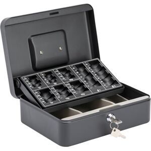 Burg-Wächter Burg Wachter CB03GBBK 10" Money 5030 Cash Box with Coin Tray, Black Burg-Wächter Burg Wachter CB03GBBK 10" Money 5030 Cash Box with Coin Tray, Black