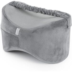 LIVIVO Comfortable Memory Foam Leg Knee Pillow Orthopaedic Reduce Sciatica Pain Relief Therapy Back Hip and Joint Pregnancy Cushion Support With Washable Cover & Elastic Strap For Side Sleepers LIVIVO Comfortable Memory Foam Leg Knee Pillow Orthopaedic Reduce Sciatica Pain Relief Therapy Back Hip and Joint Pregnancy Cushion Support With Washable Cover & Elastic Strap For Side Sleepers