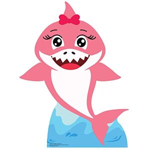 STAR CUTOUTS SC1544 Girl Baby Cardboard Cut Out Height 93cm-Ideal for Animal Theme, Parties, Birthdays & Fans, Room Decorations & Events, Solid, Pink Shark, Regular STAR CUTOUTS SC1544 Girl Baby Cardboard Cut Out Height 93cm-Ideal for Animal Theme, Parties, Birthdays & Fans, Room Decorations & Events, Solid, Pink Shark, Regular