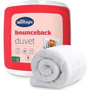 Silentnight Bounceback Duvet 13.5 Tog – Winter Warm Quilt Machine Washable and Hypoallergenic King-Size, White Silentnight Bounceback Duvet 13.5 Tog – Winter Warm Quilt Machine Washable and Hypoallergenic King-Size, White