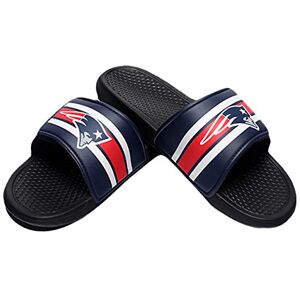 FOCO Men's NFL Team Logo Sport Slide Sandals, Black-Legacy Stripe, L FOCO Men's NFL Team Logo Sport Slide Sandals, Black-Legacy Stripe, L