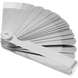 OEMTOOLS 25024 22 Blade Go-No-Go Feeler Gauge Measure the Gap Between Parts Great in Engines for Adjusting Tappets, etc. Great for Machines, Guitars, & More SAE & Metric OEMTOOLS 25024 22 Blade Go-No-Go Feeler Gauge Measure the Gap Between Parts Great in Engines for Adjusting Tappets, etc. Great for Machines, Guitars, & More SAE & Metric