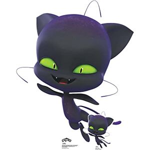 STAR CUTOUTS SC4205 Plagg Kwami Star Mini Cardboard Cut Out Height 93cm Miraculous: Tales of Ladybug & Cat Noir STAR CUTOUTS SC4205 Plagg Kwami Star Mini Cardboard Cut Out Height 93cm Miraculous: Tales of Ladybug & Cat Noir