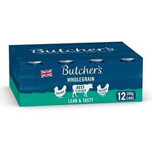 BUTCHER'S Lean & Tasty Low Fat Dog Food, 12 x 390g BUTCHER'S Lean & Tasty Low Fat Dog Food, 12 x 390g
