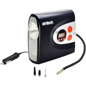 Amtech Digital Tyre Inflator Air Compressor and Car Tyre Pump for Quick Inflation, Easy to Use, Portable, Electric with LED Light, Car Essential with 3m Cord (12V) Amtech Digital Tyre Inflator Air Compressor and Car Tyre Pump for Quick Inflation, Easy to Use, Portable, Electric with LED Light, Car Essential with 3m Cord (12V)