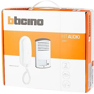 Bticino 366811 Linea 2000 one way audio door entry kit with Sprint L2 handset, Grau Bticino 366811 Linea 2000 one way audio door entry kit with Sprint L2 handset, Grau