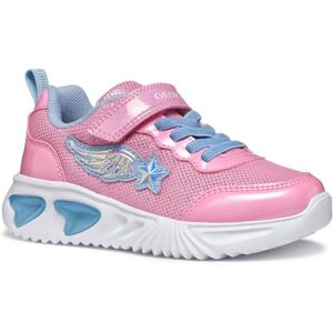 Geox J Assister Girl B Sneaker, Pink/Lt Sky, 11 UK Child Geox J Assister Girl B Sneaker, Pink/Lt Sky, 11 UK Child