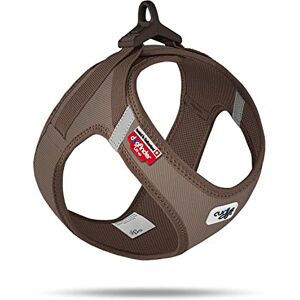 Curli Vest Harness Clasp Cord Brown 3XS Curli Vest Harness Clasp Cord Brown 3XS