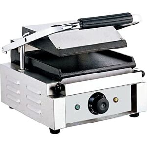 Stalwart DA-EG01B Heavy Duty Panini Contact Grill Single Smooth Stalwart DA-EG01B Heavy Duty Panini Contact Grill Single Smooth