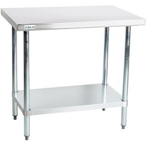 Stalwart DA-WTG600X750 Commercial Work Table Stainless Steel Bottom Shelf 750x600x900mm Stalwart DA-WTG600X750 Commercial Work Table Stainless Steel Bottom Shelf 750x600x900mm