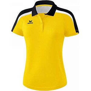 Erima Women's Liga 2.0 Polo-shirt, yellow/black/white, Size 40 Erima Women's Liga 2.0 Polo-shirt, yellow/black/white, Size 40