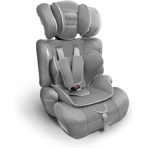 kidoola Adjustable Car Seat for Toddlers & Children Safety Certified Booster Seat, Padded & Comfortable with 3 Adjustable Age Functions & Straps, Up to 12 Years ECE R44/04 (Grey & Black) (Grey) kidoola Adjustable Car Seat for Toddlers & Children Safety Certified Booster Seat, Padded & Comfortable with 3 Adjustable Age Functions & Straps, Up to 12 Years ECE R44/04 (Grey & Black) (Grey)