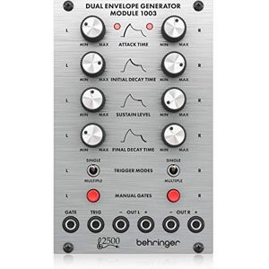 Behringer DUAL ENVELOPE GENERATOR MODULE 1003 Legendary 2500 Series Dual Envelope Generator Module for Eurorack Behringer DUAL ENVELOPE GENERATOR MODULE 1003 Legendary 2500 Series Dual Envelope Generator Module for Eurorack
