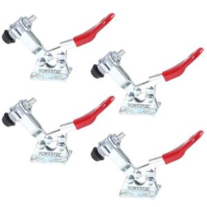 POWERTEC 20321 Quick Release Horizontal Toggle Clamp 201-60 lb Holding Capacity w Rubber Pressure Tip, 4PK POWERTEC 20321 Quick Release Horizontal Toggle Clamp 201-60 lb Holding Capacity w Rubber Pressure Tip, 4PK