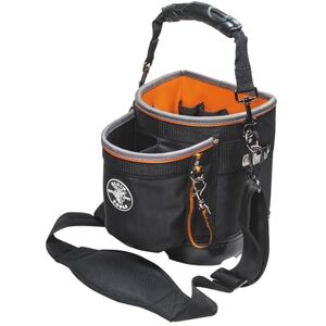 KLEIN TOOLS Tool Bag with Shoulder Strap Has 14 Pockets for Tool Storage, Can Fit Long Screwdrivers 55419SP-14 KLEIN TOOLS Tool Bag with Shoulder Strap Has 14 Pockets for Tool Storage, Can Fit Long Screwdrivers 55419SP-14