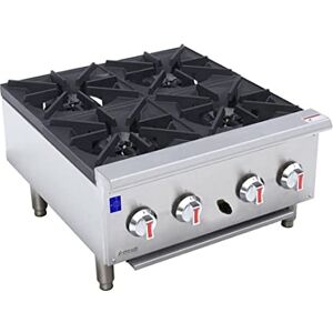 Stalwart DA-EHP4S Professional Gas Hotplate Cooker 4 Burners 28kW Countertop Stalwart DA-EHP4S Professional Gas Hotplate Cooker 4 Burners 28kW Countertop
