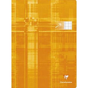 Clairefontaine 63196C Set of 10 Stapled Notebooks for the Visually Impaired 24x32 cm 48 Pages, Black Seyes Ruled 2.5 mm Enlarged White Paper 90 g Laminated Card Cover Random Colours Clairefontaine 63196C Set of 10 Stapled Notebooks for the Visually Impaired 24x32 cm 48 Pages, Black Seyes Ruled 2.5 mm Enlarged White Paper 90 g Laminated Card Cover Random Colours