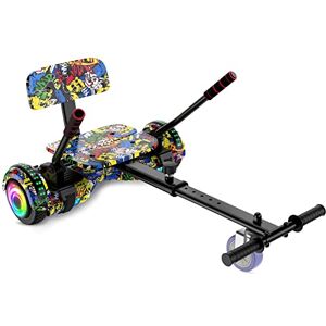 SISIGAD Hoverkart, Hoverboard Seat Attachment Adjustable Hoverboards Accessories, Hoverboard Go Kart, Compatible with 6.5''/ 8''/ 10'' Hoverboards (Hoverboard Not Include), K02-Yellow (K02) SISIGAD Hoverkart, Hoverboard Seat Attachment Adjustable Hoverboards Accessories, Hoverboard Go Kart, Compatible with 6.5''/ 8''/ 10'' Hoverboards (Hoverboard Not Include), K02-Yellow (K02)