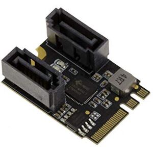 KALEA-INFORMATIQUE M2 E A Key card with two SATA 6GBps ports. Mini PCIe 3.1 with JMB582 chipset KALEA-INFORMATIQUE M2 E A Key card with two SATA 6GBps ports. Mini PCIe 3.1 with JMB582 chipset