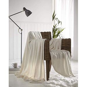 Sleepdown Warm & Soft 100% polyester Sparkle Cream Throw/Blanket for Sofa,Bed & Arm Chair 150 x 200 Sleepdown Warm & Soft 100% polyester Sparkle Cream Throw/Blanket for Sofa,Bed & Arm Chair 150 x 200