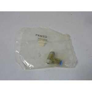 FESTO GRLA-1/4-QS-10-RS-D One-Way Flow Control Valve, Threaded with External (Male) Thread, One-Way Flow Control Function, 0.2-10 bar Pressure FESTO GRLA-1/4-QS-10-RS-D One-Way Flow Control Valve, Threaded with External (Male) Thread, One-Way Flow Control Function, 0.2-10 bar Pressure