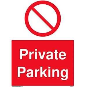 Viking Pack of five Private Parking Sign 150x200mm A5P Viking Pack of five Private Parking Sign 150x200mm A5P