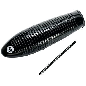 Meinl Percussion Fiberglass Guiro Instrument Hollow Musical Instrument with Rubber Ringed Grip Holes 3 Striking Surfaces Fiberglass, Black (GU7BK) Meinl Percussion Fiberglass Guiro Instrument Hollow Musical Instrument with Rubber Ringed Grip Holes 3 Striking Surfaces Fiberglass, Black (GU7BK)