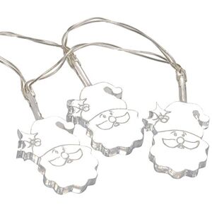 WeRChristmas LED Light String with Santa Mirror, 20-Piece, 2 m White WeRChristmas LED Light String with Santa Mirror, 20-Piece, 2 m White