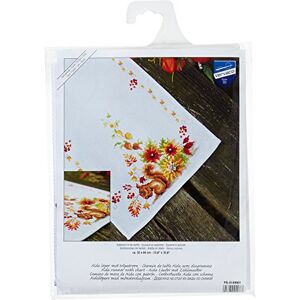 Vervaco Counted Cross Stitch Table Runner: Squirrel in Autumn, Other, NA, 32 x 84cm Vervaco Counted Cross Stitch Table Runner: Squirrel in Autumn, Other, NA, 32 x 84cm