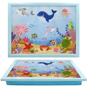 Lesser & Pavey The Leonardo Collection Little Stars Sea Life Laptray With Bean Bag for Serving Dishes Lovely Lap Trays for Eating on Lap for Dinner or Breatfast Newly Designed Food Trays for Lap Lesser & Pavey The Leonardo Collection Little Stars Sea Life Laptray With Bean Bag for Serving Dishes Lovely Lap Trays for Eating on Lap for Dinner or Breatfast Newly Designed Food Trays for Lap