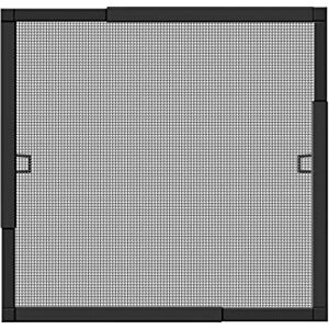 Schellenberg 70081 Insect Screen Window Telescope, Aluminium Frame Without Drilling and Sawing to Mount, Individual Size by Pulling, Anthracite, Charcoal, bis 140 x 150 cm Schellenberg 70081 Insect Screen Window Telescope, Aluminium Frame Without Drilling and Sawing to Mount, Individual Size by Pulling, Anthracite, Charcoal, bis 140 x 150 cm
