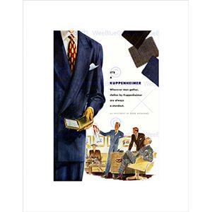 Wee Blue Coo Advert Kuppenheimer Clothing Mens Fashion Suit Classy Wall Art Print Wee Blue Coo Advert Kuppenheimer Clothing Mens Fashion Suit Classy Wall Art Print