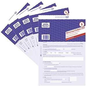 Avery 2253-5 Rental Contract Car Space with Charger for Electric Vehicles (Parking Space Contract for E-Car, 4-Sided Form in A4 Sheet Format, Garage with Charging Option) Pack of 5 Avery 2253-5 Rental Contract Car Space with Charger for Electric Vehicles (Parking Space Contract for E-Car, 4-Sided Form in A4 Sheet Format, Garage with Charging Option) Pack of 5