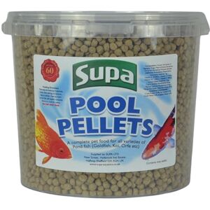 Supa Pond Pellets Fish Food, 3 Litre Bucket Premium Quality Pond Fish Food Offering A Nutritionally Balanced Diet, Supa Pond Pellets Fish Food, 3 Litre Bucket Premium Quality Pond Fish Food Offering A Nutritionally Balanced Diet,