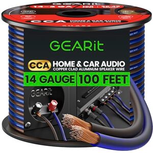 GEARit 14 Gauge 2 x 2.5mm Speaker Wire Cca Cable (30.4 Meters Black Blue) GEARit 14 Gauge 2 x 2.5mm Speaker Wire Cca Cable (30.4 Meters Black Blue)