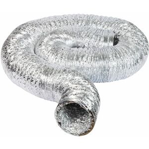 Airflow 9021316 – 150mm (6 inch) x 5m Flexible Aluminium Ducting Pipe for Extractor Fan, Dryer Vent, Cooker Hood Airflow 9021316 – 150mm (6 inch) x 5m Flexible Aluminium Ducting Pipe for Extractor Fan, Dryer Vent, Cooker Hood